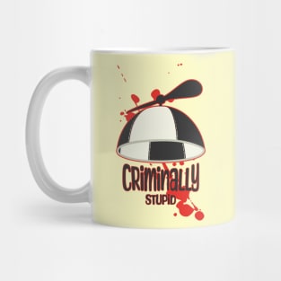 Criminally stupid - Jail Beanie with a propeller Mug